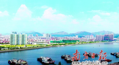 汕尾市区一角。  王贵 摄
