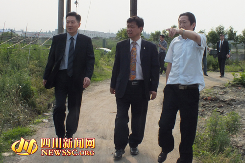 柳载喆一行考察力兴IT产业园 眉山或将掀起 韩