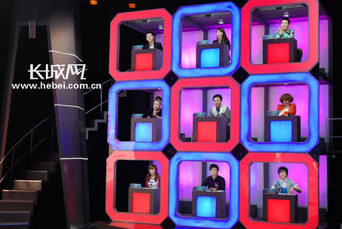 《挑战九宫格》节目录制现场  乔彬彬 供图