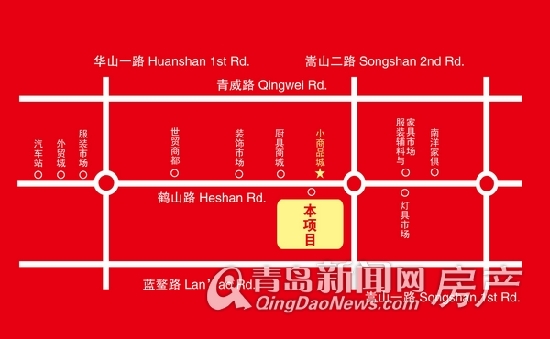 利群财富广场区位图(点击查看大图)