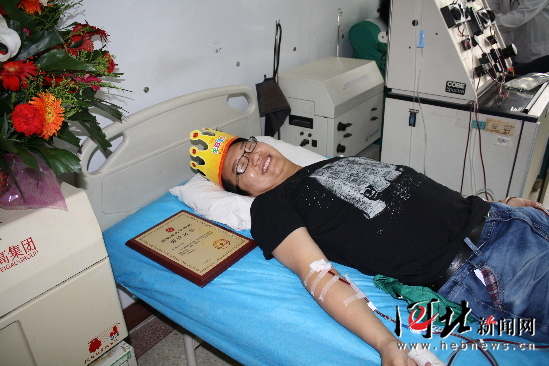 河北沧州24岁小伙焦振庄生日当天捐献骨髓
