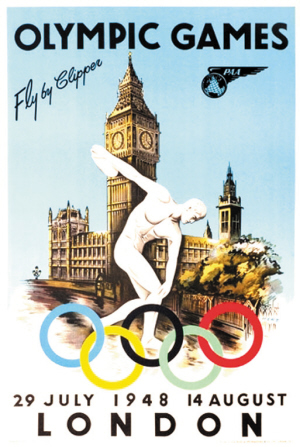 1948年伦敦奥运会宣传海报