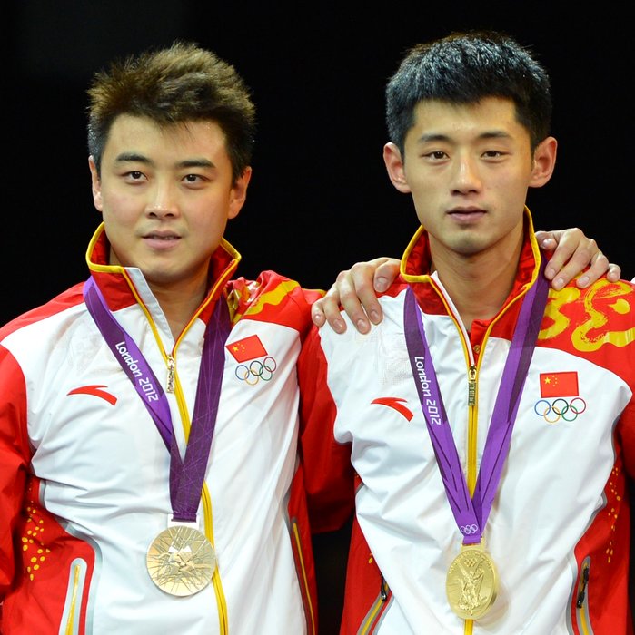 2012年8月2日,伦敦奥运会乒乓球男单决赛