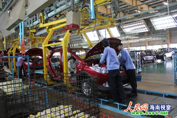 汽车流水线作业