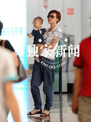 田亮儿子首曝光图片