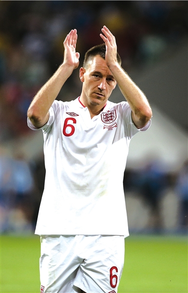 特里宣布退出国家队 生涯共代表英格兰踢78场