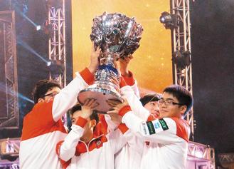 台湾代表队夺冠世界电玩赛 抱回100万美元奖金