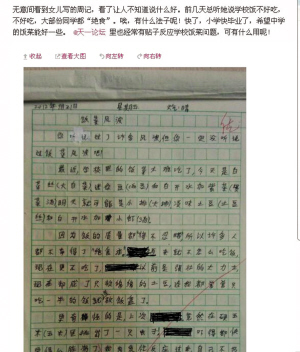 午餐200字作文