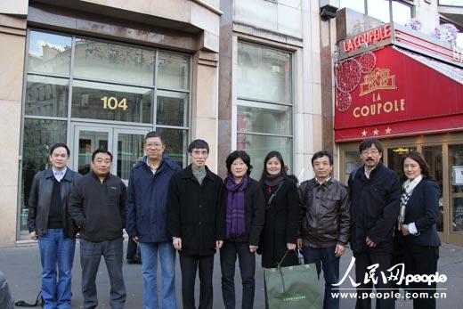 朱小玉公参祝贺张勇民教授当选法国国家药学科