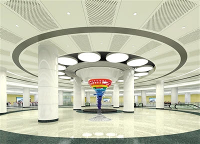 乘9号线一路看红黄绿蓝紫