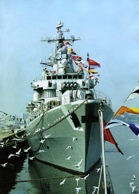 中国海军中华第一舰刷新式舷号凶猛角度图