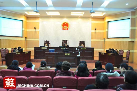 镇江丹徒法院围绕<em>维护妇女权益</em>开展法院开放日