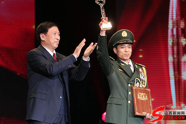 2013年1月8日,牛何松获2012感动山西十大人物