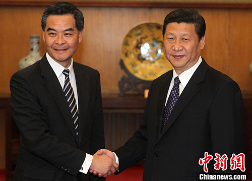 香港特首梁振英今赴京 将列席全国人大开幕式