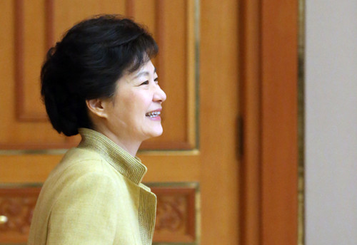 韩国总统惠心一笑