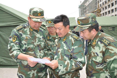 武警四川森林总队全力投入抗震救灾