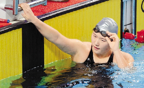 全国游泳冠军赛叶诗文200米混合泳顺利夺冠_