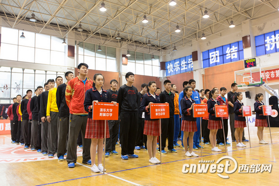 中国初高中篮球联赛北区在西安开赛 陕西两队