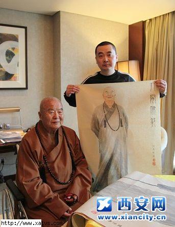 西安画家史文与星云大师的一段佛缘
