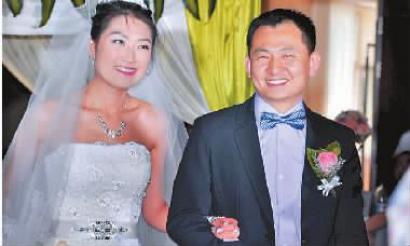 我省射击名将张付大婚