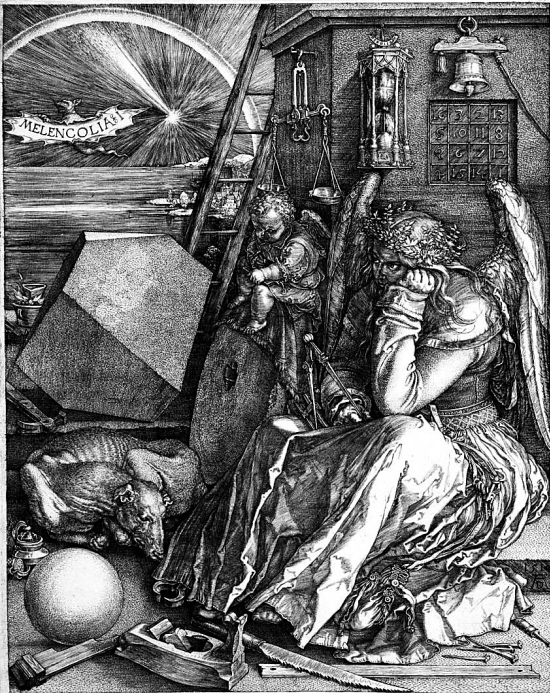 g·f·瓦兹的《希望》,1886 在德国画家丢勒的作品中,有一幅《忧郁i
