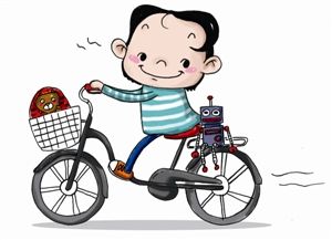 单日子骑双轮车