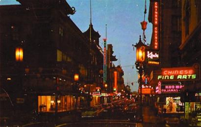 美媒刊登旧金山唐人街老照片