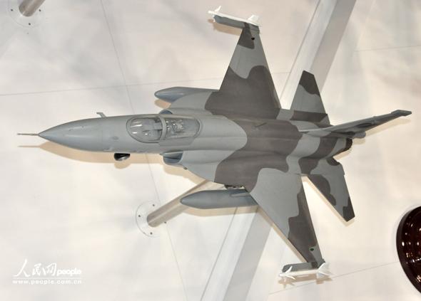 枭龙飞机亮相北京航展 堪称中巴合作典范(图
