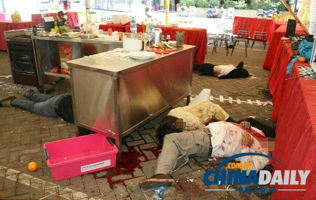 内罗毕韦斯特盖特购物中心遇袭现场。