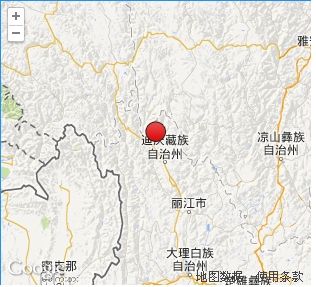 云南香格里拉县与四川荣县交界发生2.8级地震