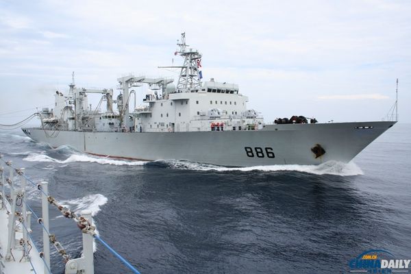 中国海军千岛湖舰开赴泰国湾 为执行搜救马航