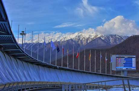 世界杯巨星汇聚索契滑模中心 提前上演奥运盛