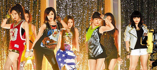 韩国女子团体“T-ara”以轻快舞曲走红，人气扶摇直上