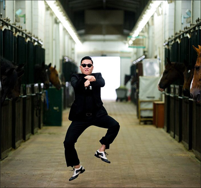 Psy凭《江南style》独步天下 成为F1韩国站代言