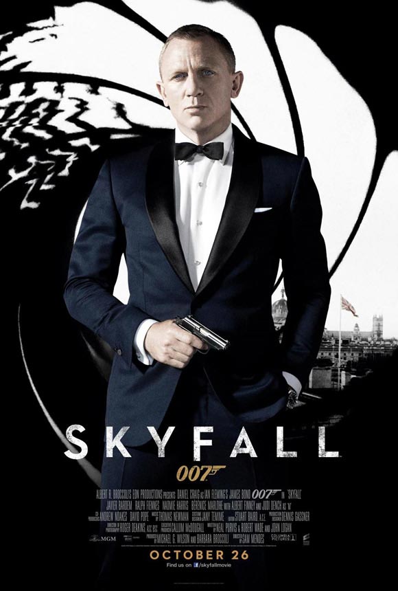 《007：天幕危机》爆英国海报 丹尼尔?克雷格玩枪耍帅