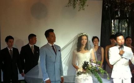 宋宁齐溪北京举行婚礼 顾长卫等到场祝贺(图)