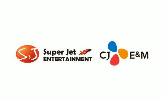 SUPER JET &CJ E&M公司logo