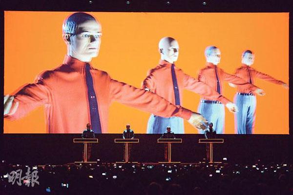 Kraftwerk香港开3D演唱会 前卫电音宣扬反核(图