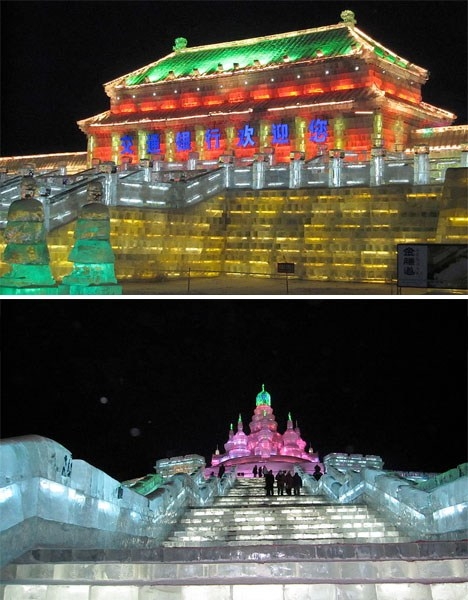 冬季里的童话宫殿 环游世界各地观冰雪建筑