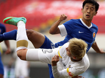 中超-申鑫1-0小勝毅騰 邵帥染紅王贇點球破門