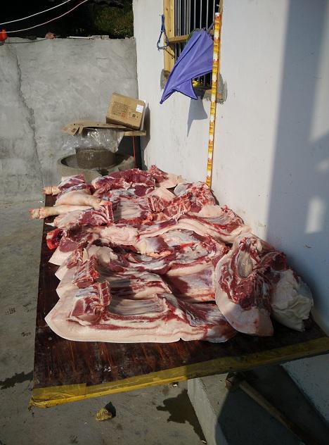 农村杀年猪全过程图片