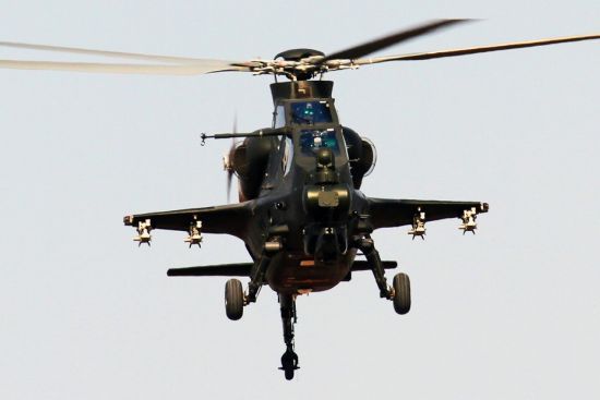 资料图:解放军武直-10攻击直升机.