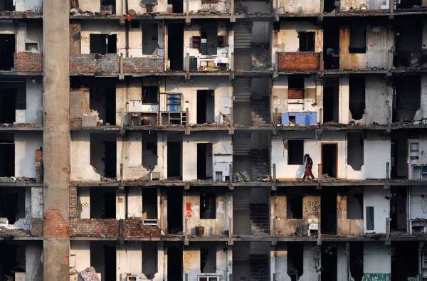 城市化进程中的中国:房驱人 场景触目惊心(组图)