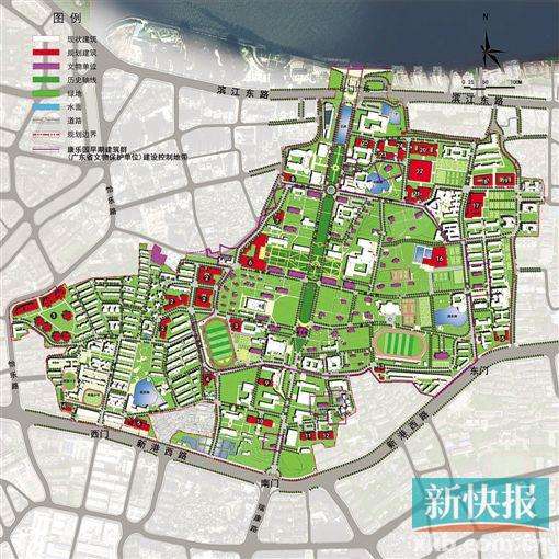 据公示显示,中山大学南校区权属范围内,现状建设量120.