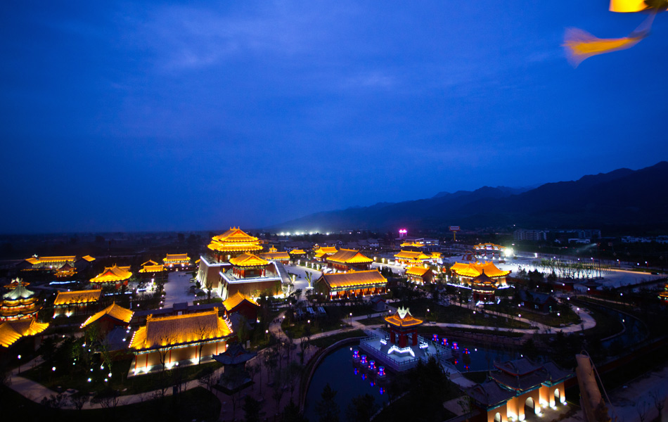 中国财富文化大观园西安61赵公明财神文化景区