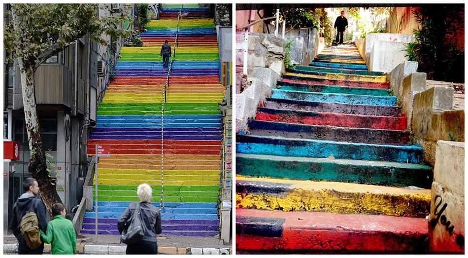 英媒展现全球最美"天堂阶梯"