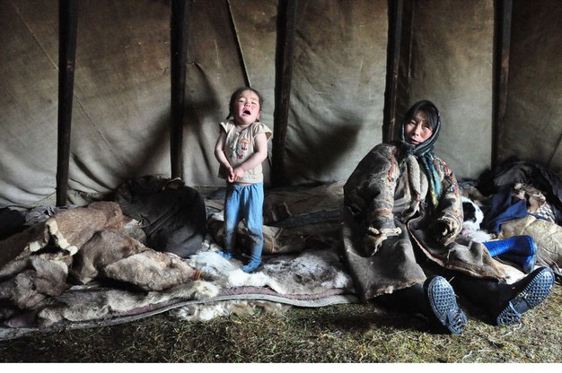 探秘西伯利亚土著居民生吃鹿的涅涅茨人