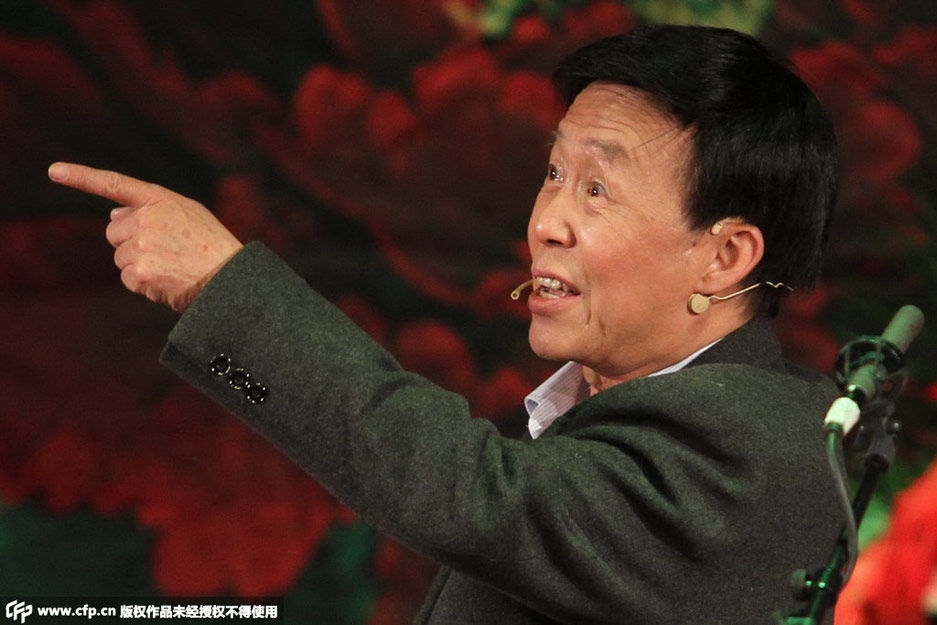 评书艺术家田连元车祸后重登台[高清大图]_娱乐频道_凤凰网