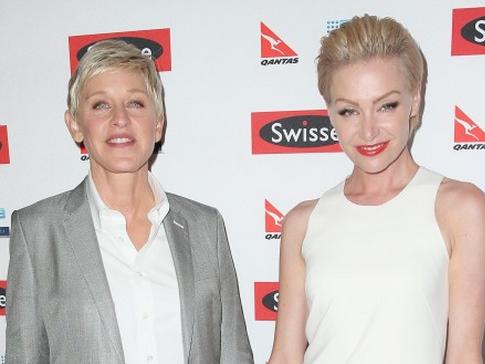 名嘴主持艾伦迪珍妮丝(ellen degeneres)近年不时被传与老婆portia de