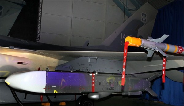 资料图:台军万剑导弹